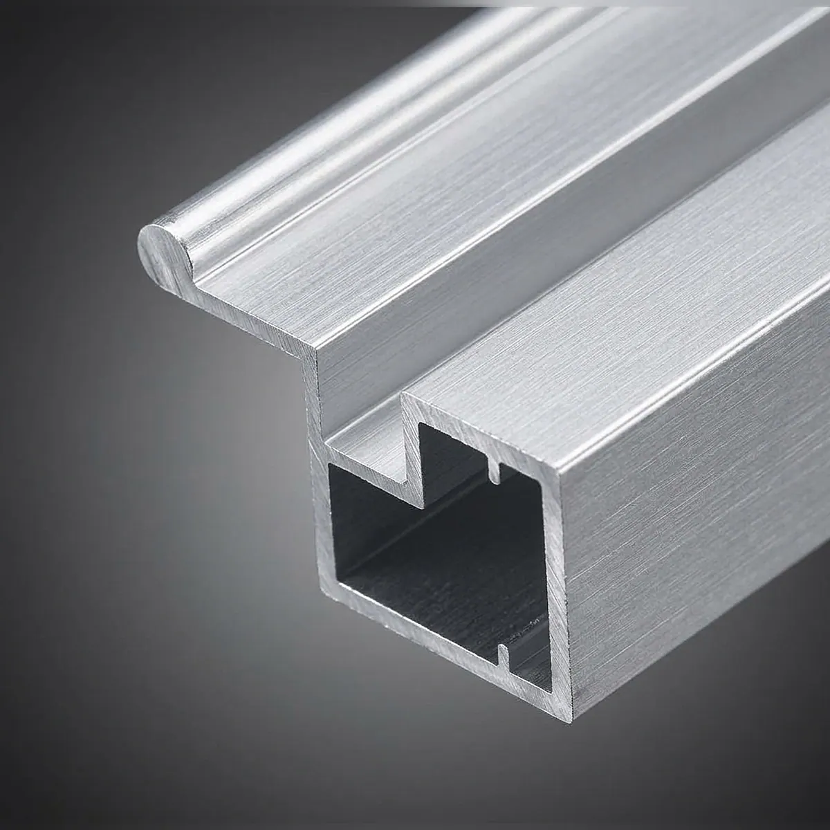 20-20 with Handle aluminium profile in silver finish