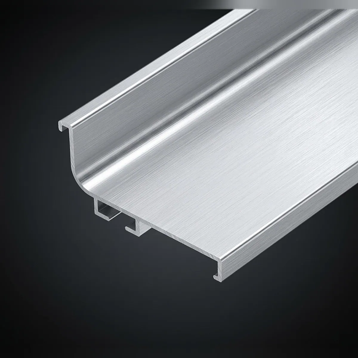 2AL Gola aluminium profile in silver finish