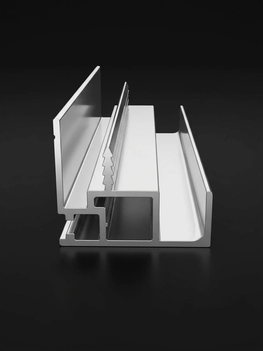 Allinea aluminium profile in silver finish